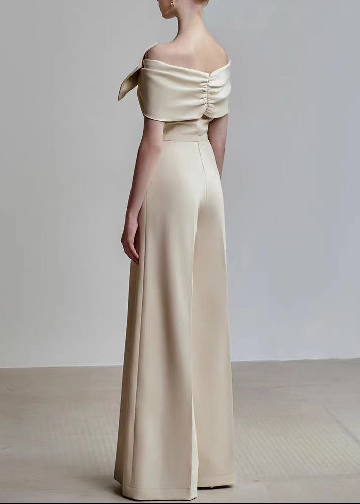 Elisheba Bow Off Shoulder Jumpsuit