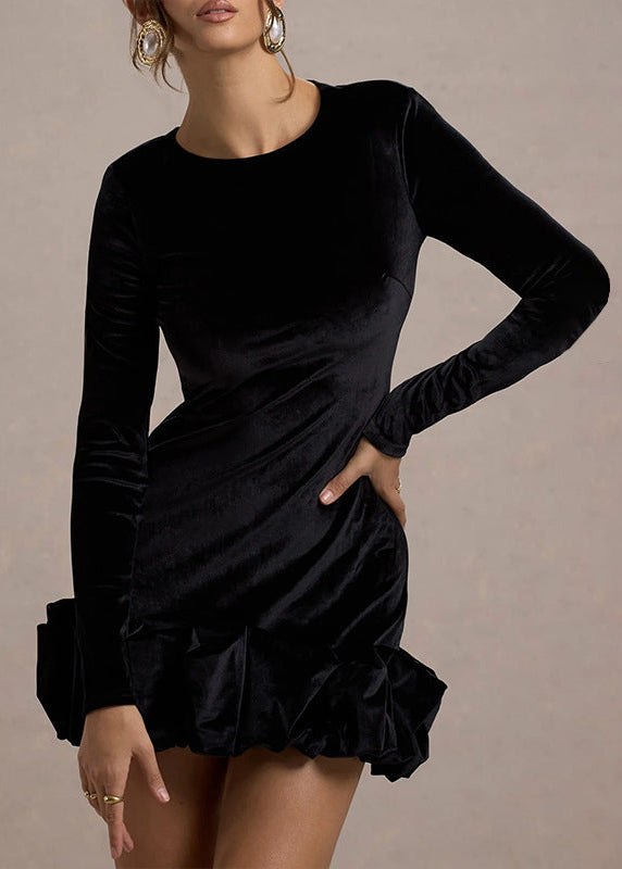 Amazu Ruffle Bodycon Mini Dress