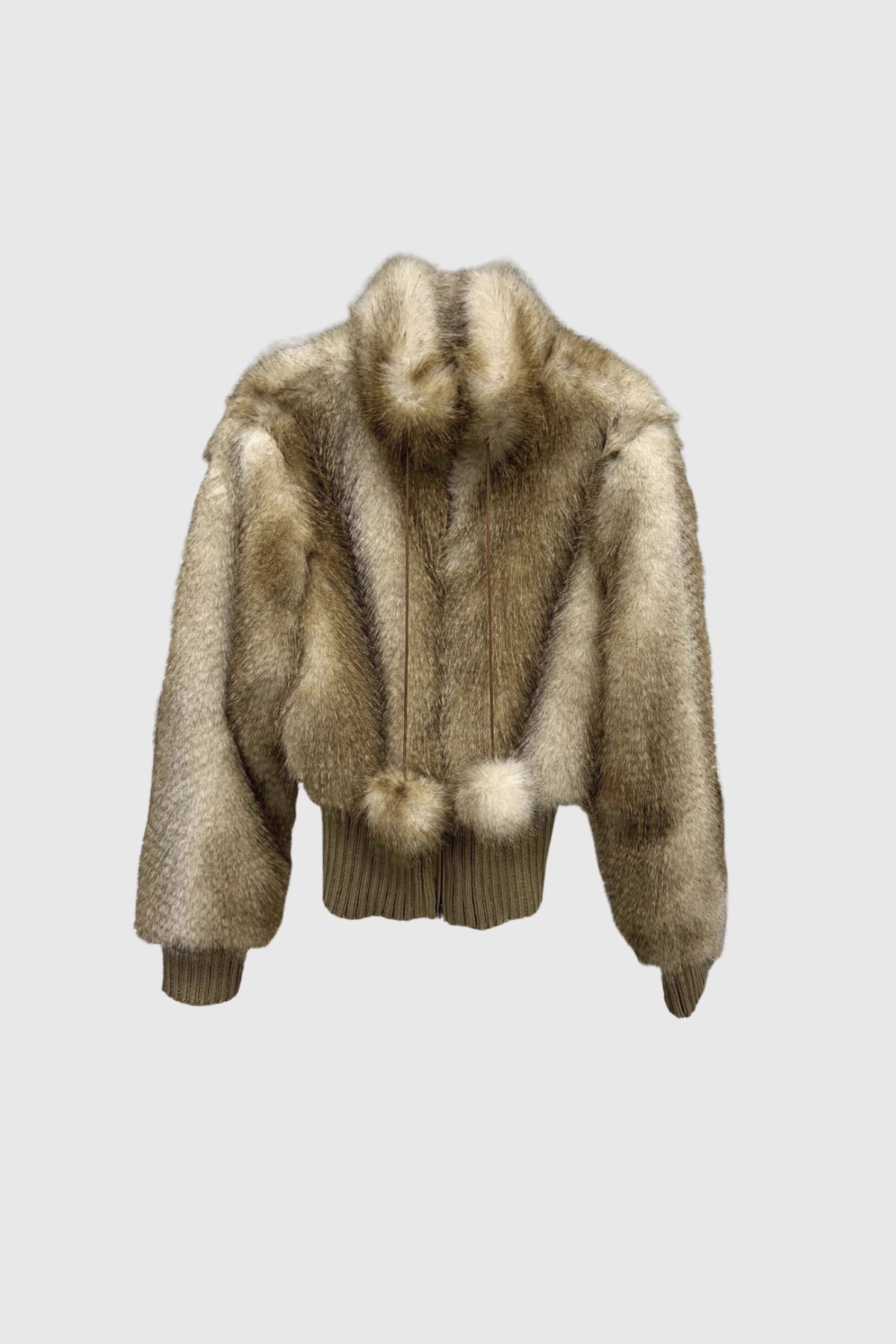 Eimhir Deconstruct Faux Fur Jacket
