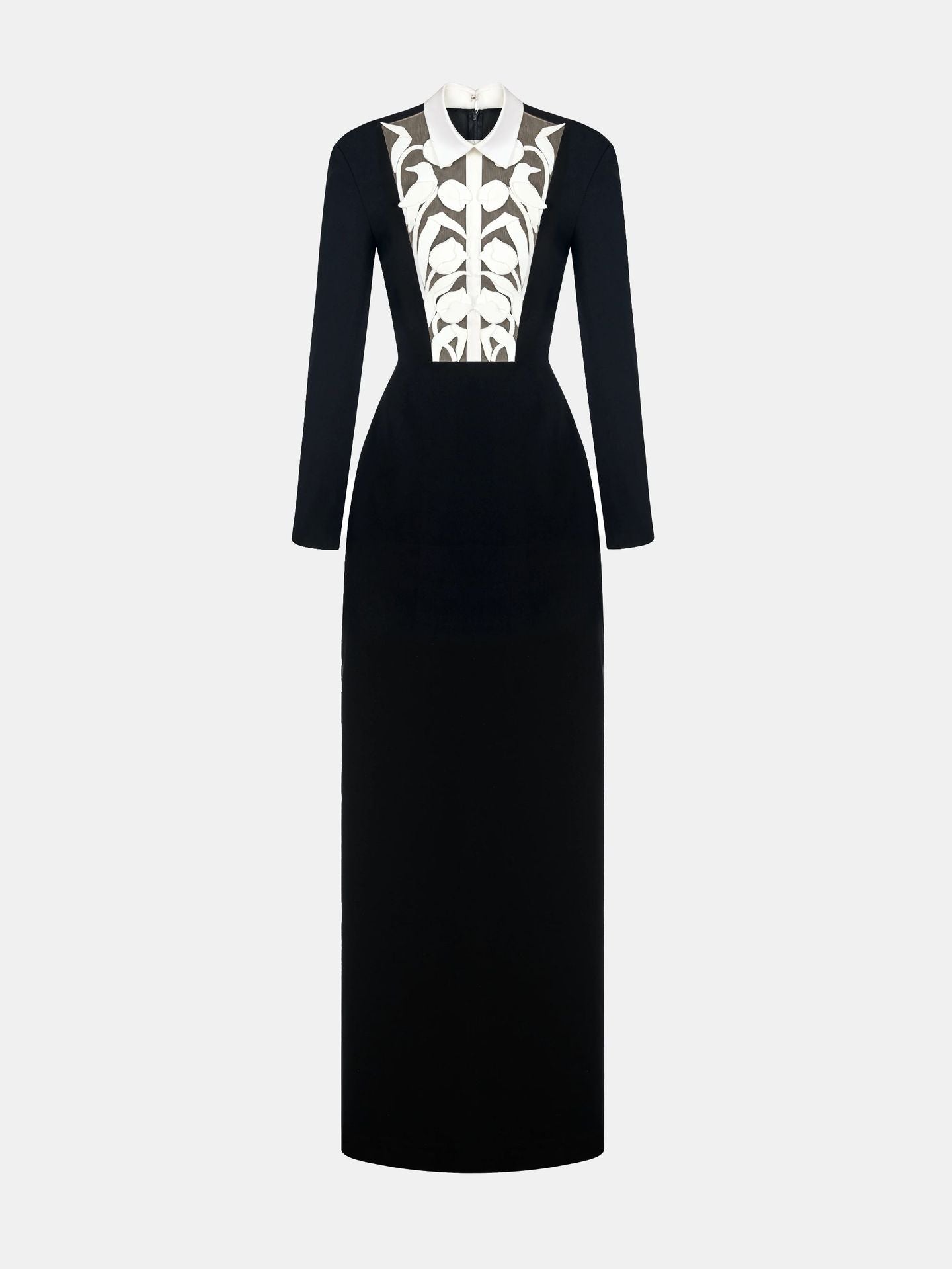 Blagoy Flower Cutout Maxi Dress