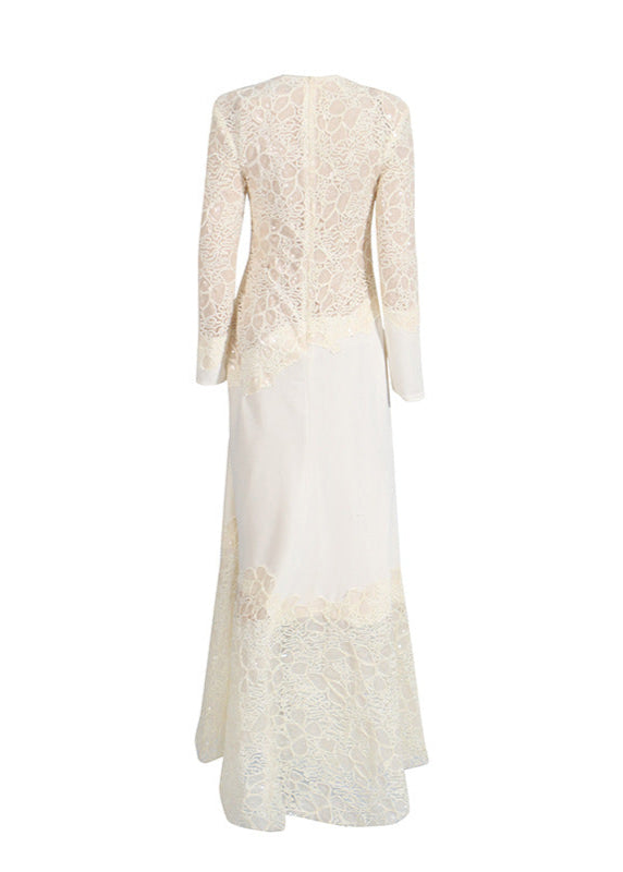 Ambroise Embroidered Sequin Maxi Dress