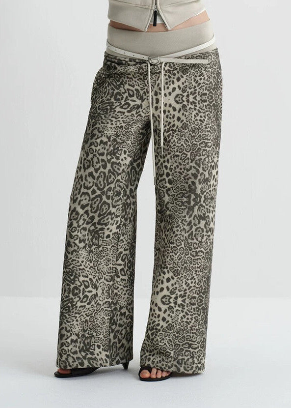 Fedde Leopard Pants Set