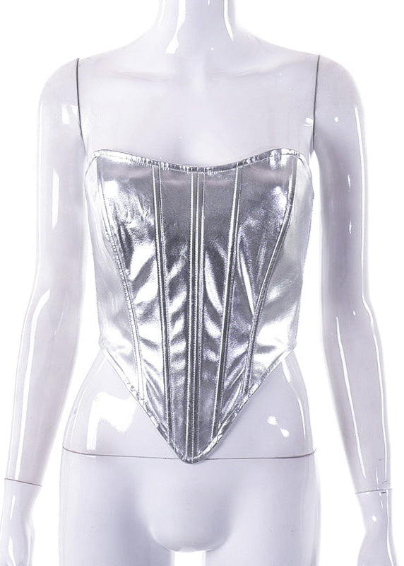 Akinori Corset Strapless Short Top