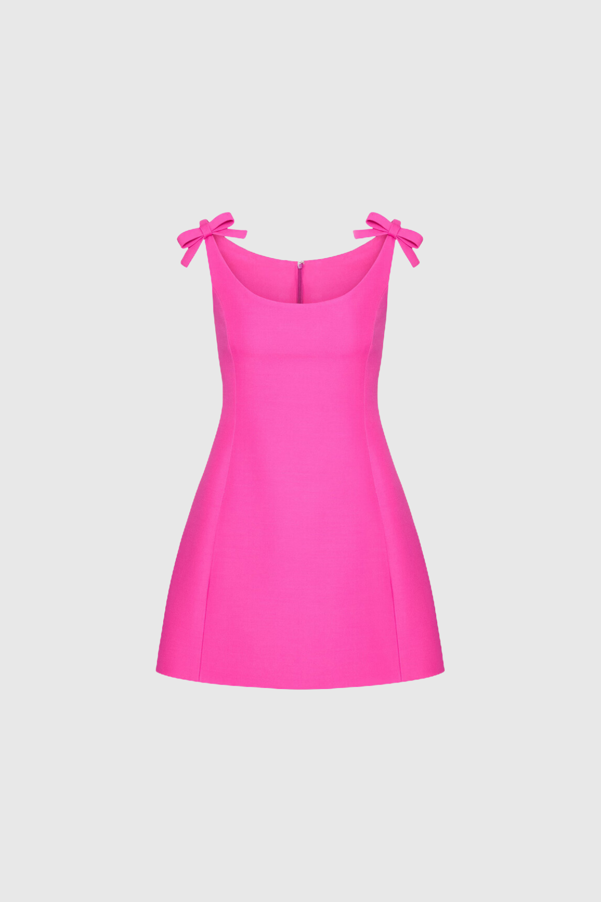 Anass Bow Sleeveless Mini Dress
