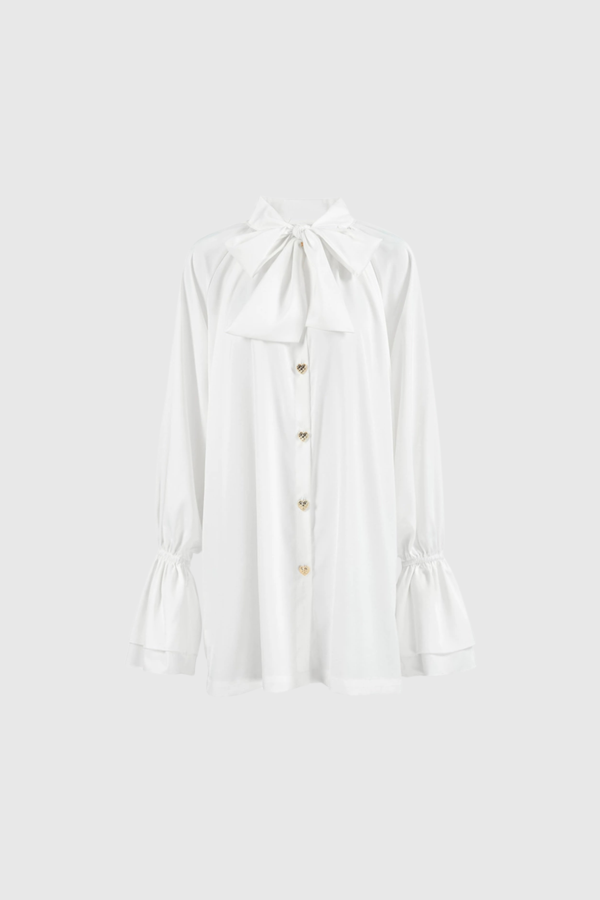 Ambella Ruffle Bow Lace Up Shirt