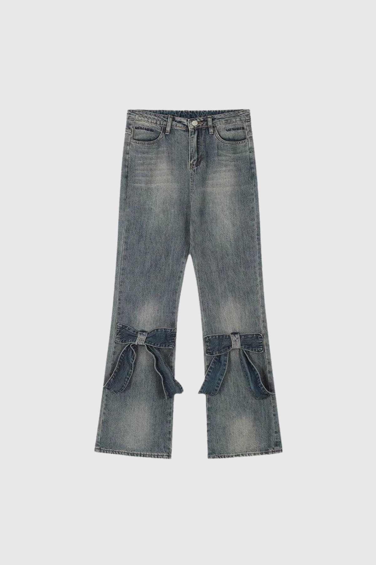 Angeli Bow Wide Jeans
