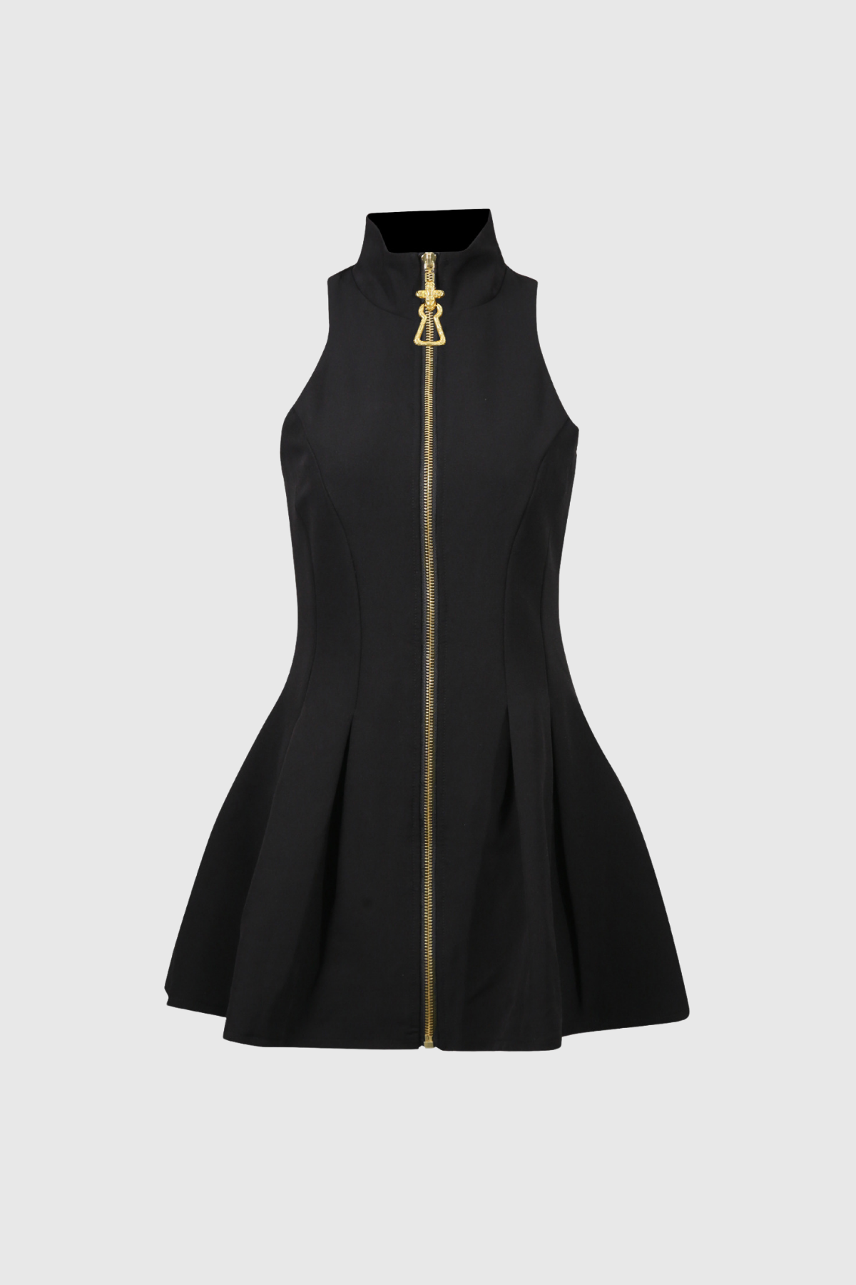 Dearbhla Sleeveless Zipper Mini Dress