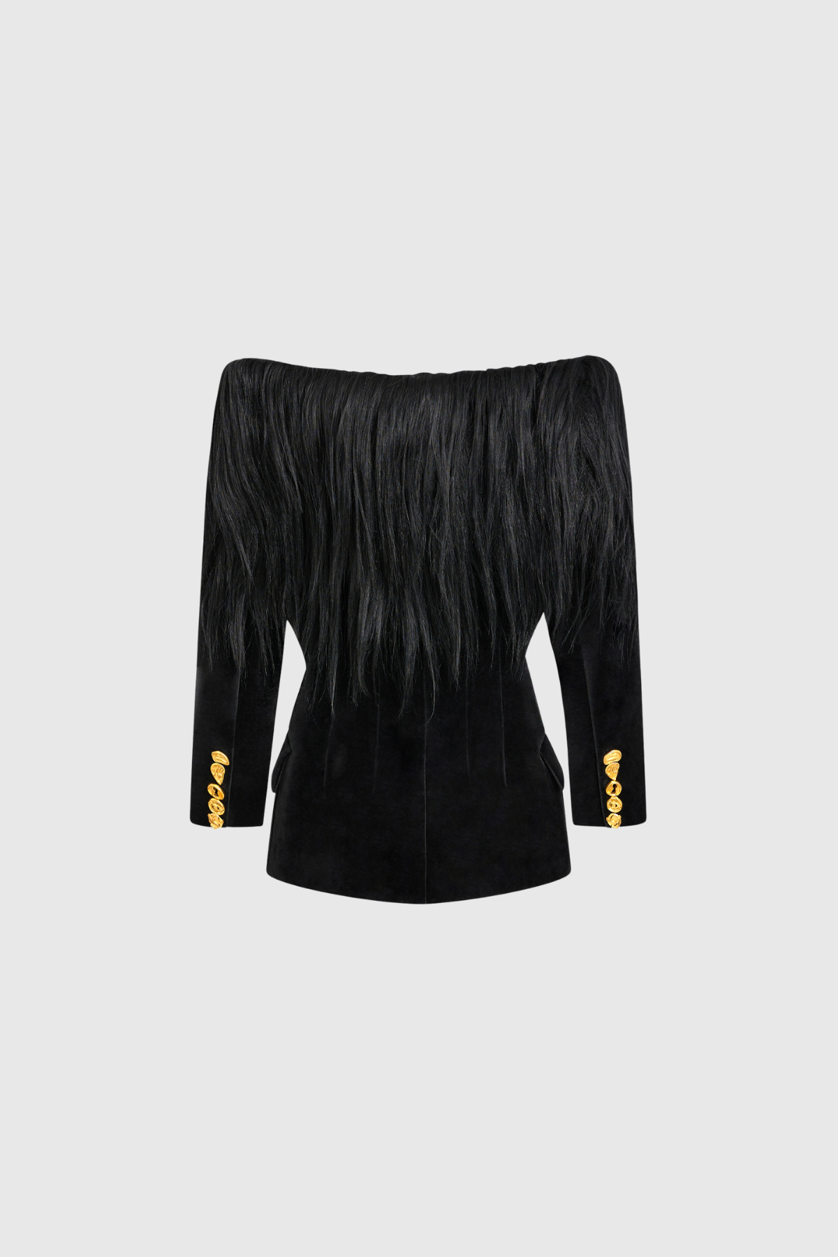 Costanzo Off Shoulder Fringe Top