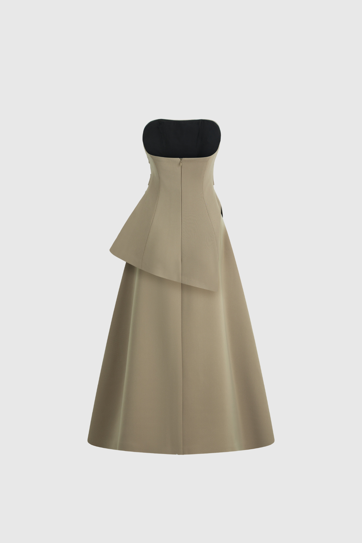 Edgar Strapless Ruch Skirt Set