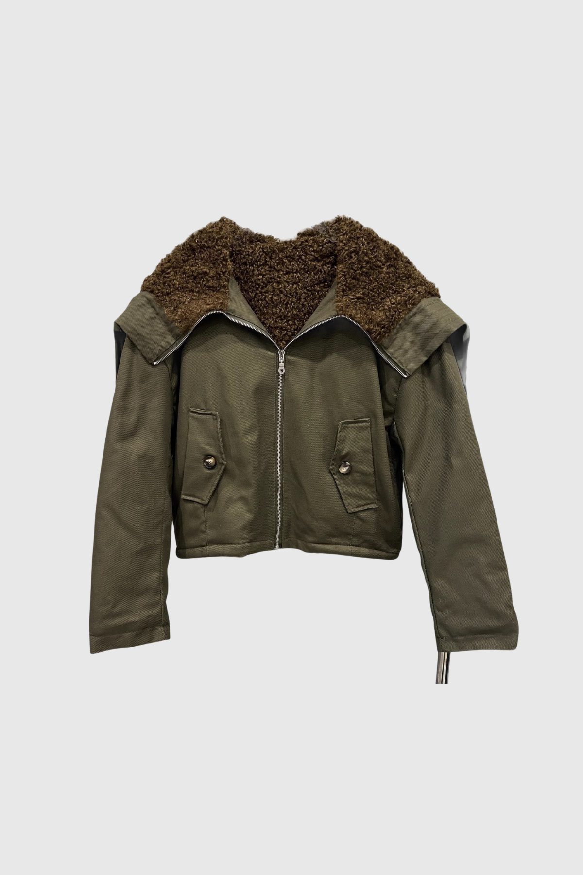 Dror Deconstruct Faux Fur Jacket
