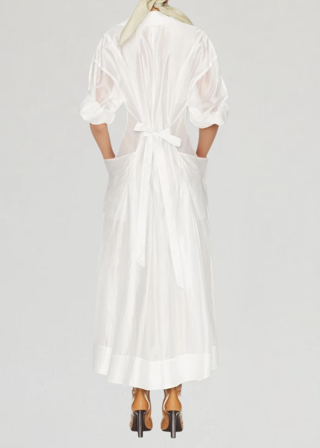 Dositheus Plunge Deconstruct Maxi Dress