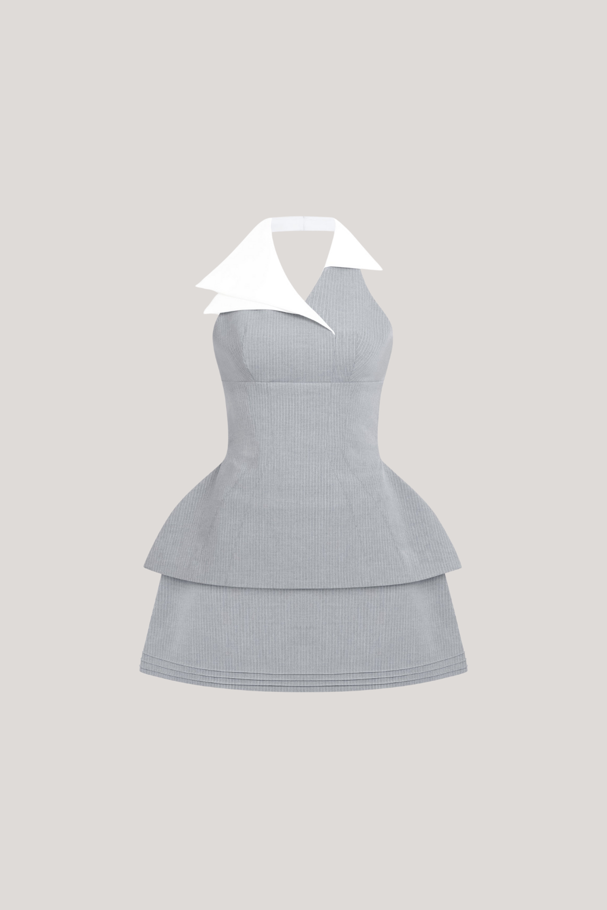 Fabien Halter Neck Asymmetric Bodycon Skirt Set