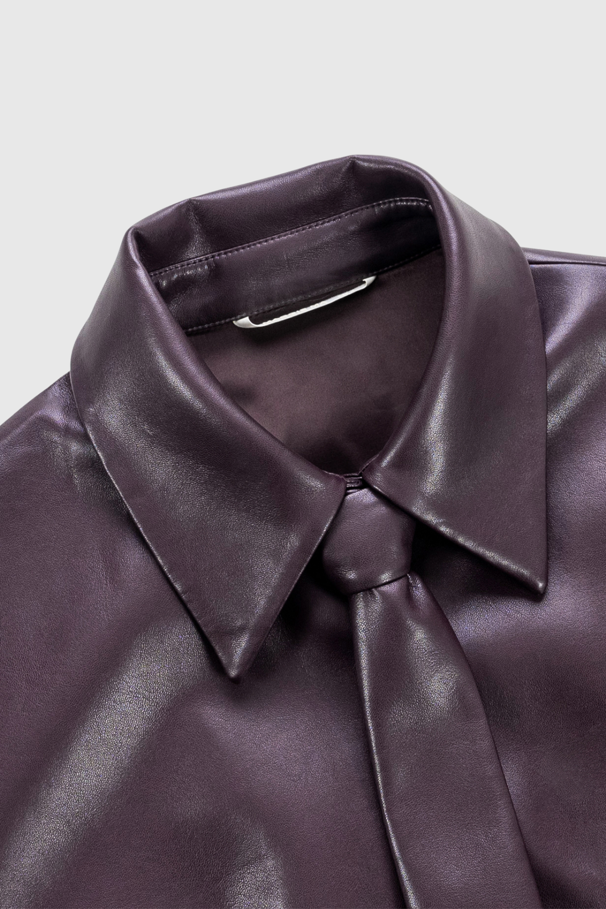 Wail Leather Button Up Maxi Dress