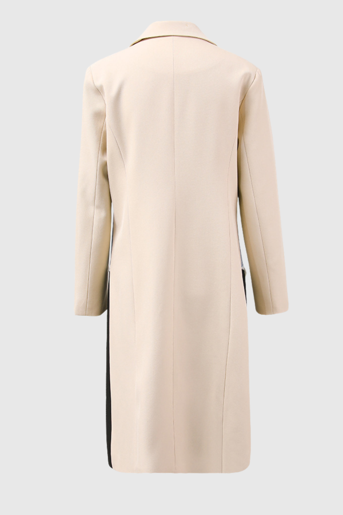 Adonis Denim Patchwork Fringe Coat