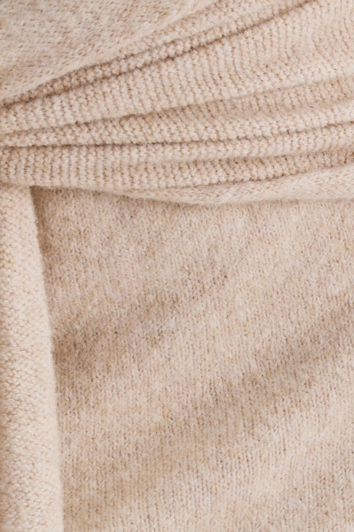 Durga One Shoulder Tie Up Knit Mini Dress