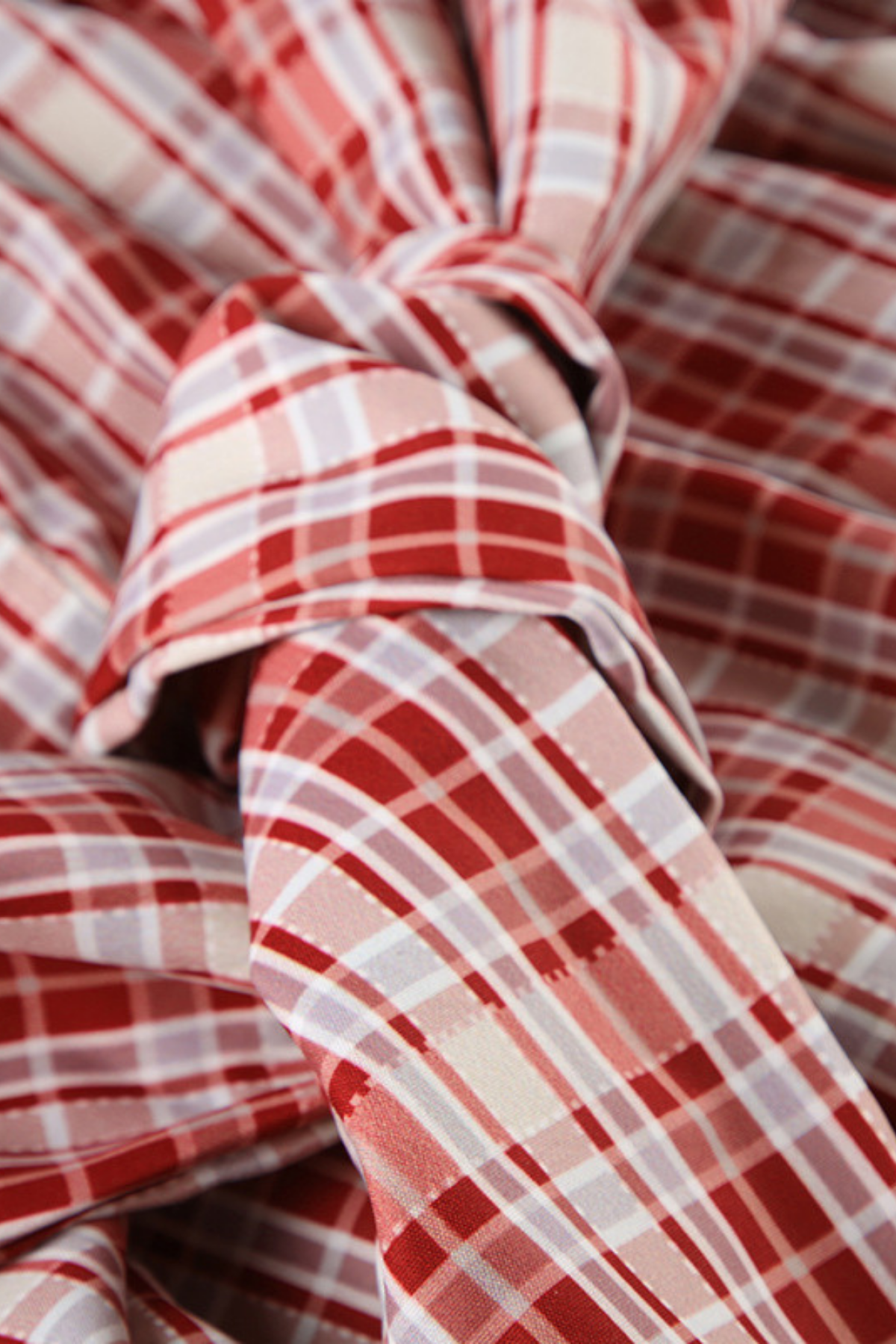 Farahild Grid Tie Up Bubble Mini Skorts