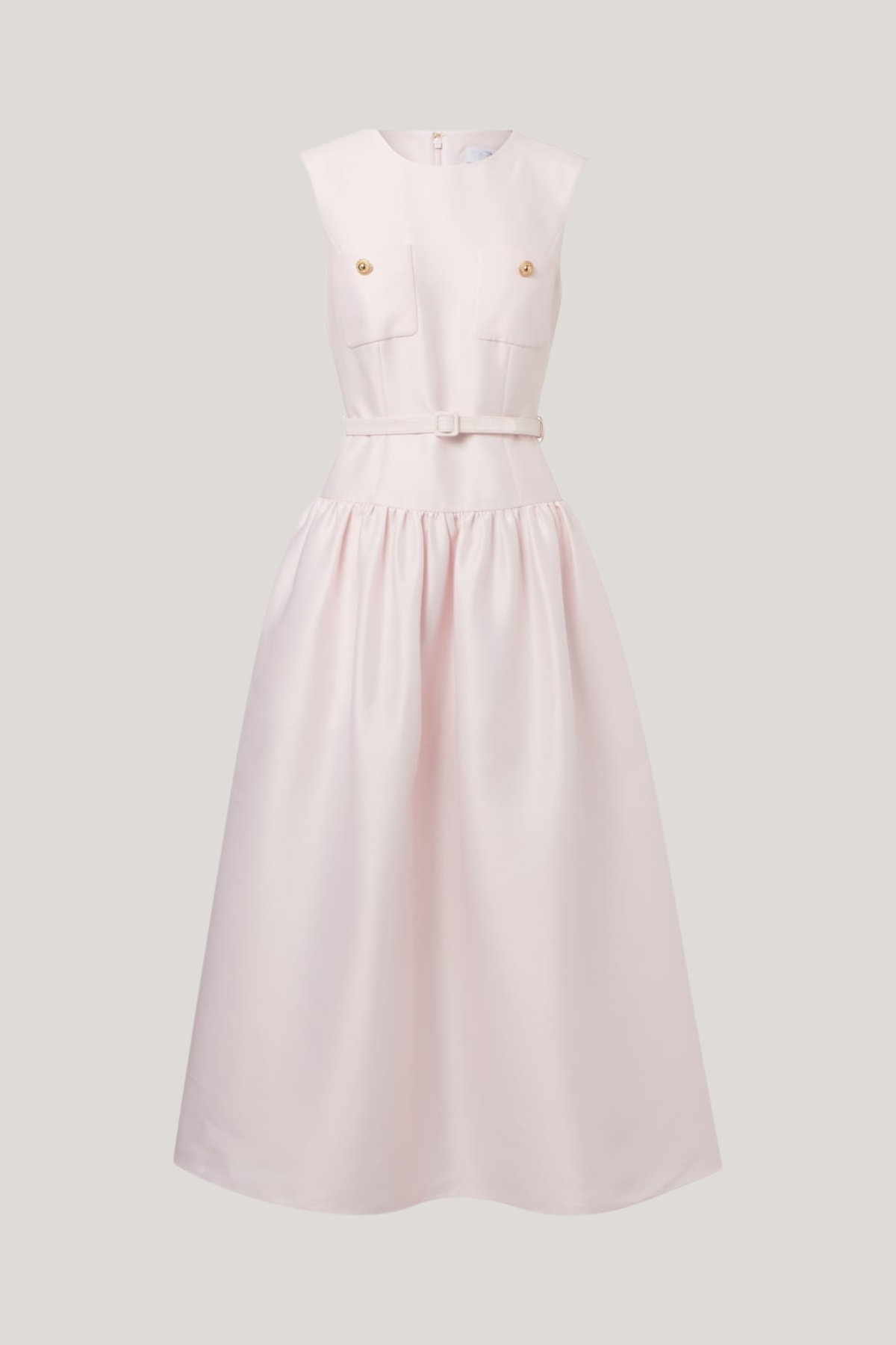 Fani Sleeveless Drop Waist Midi Dress