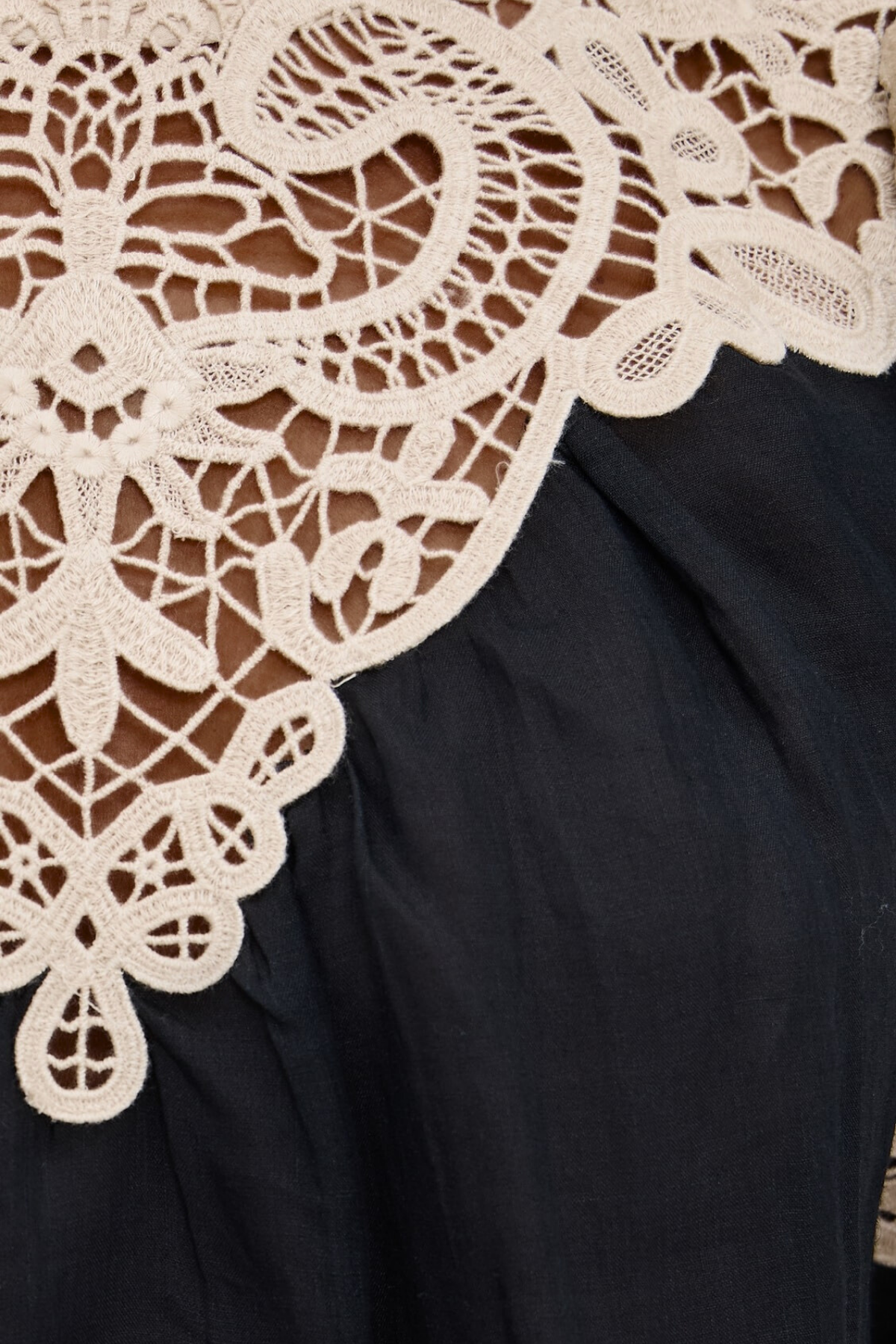Emanuel Embellished Cochet Top