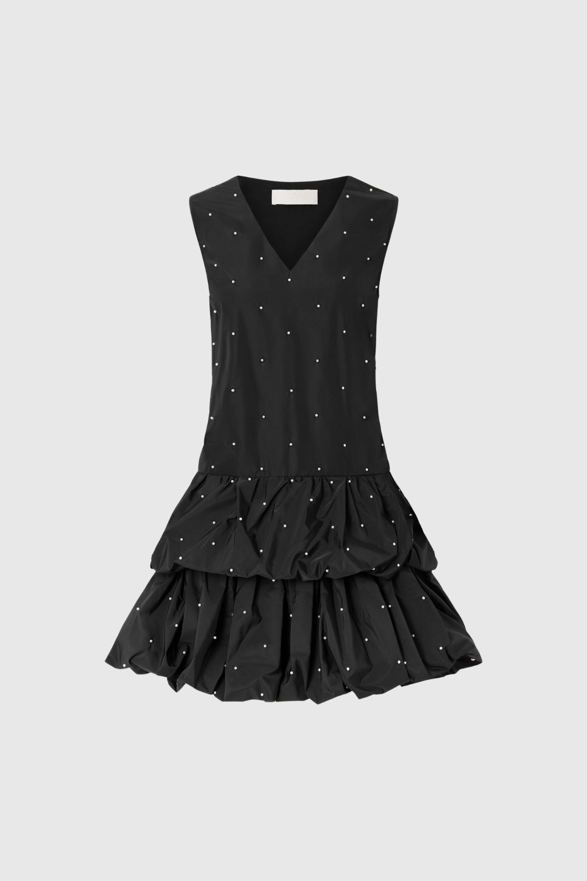 Fawzi Sleeveless Pearl Mini Dress