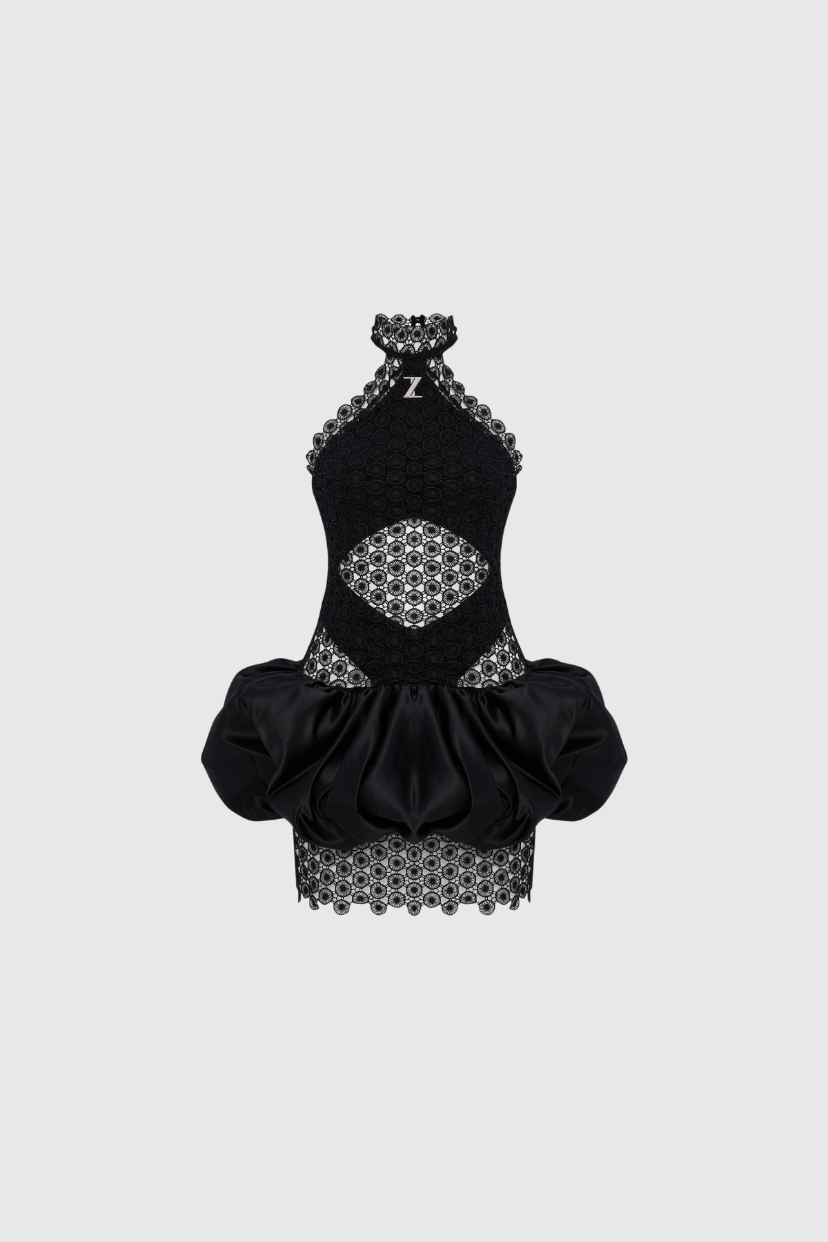 Kealani Halter Neck Bubble Mini Dress