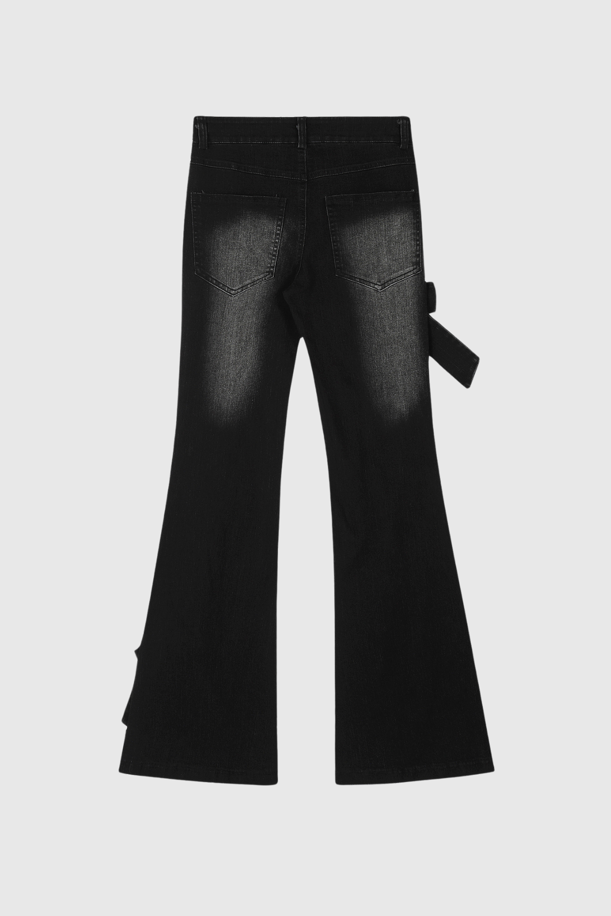 Castor Bow Hayley Bootcut Jeans In Black