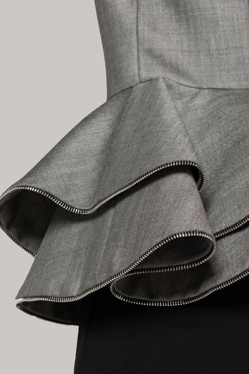 Haliya Peplum Ruffle Blazer