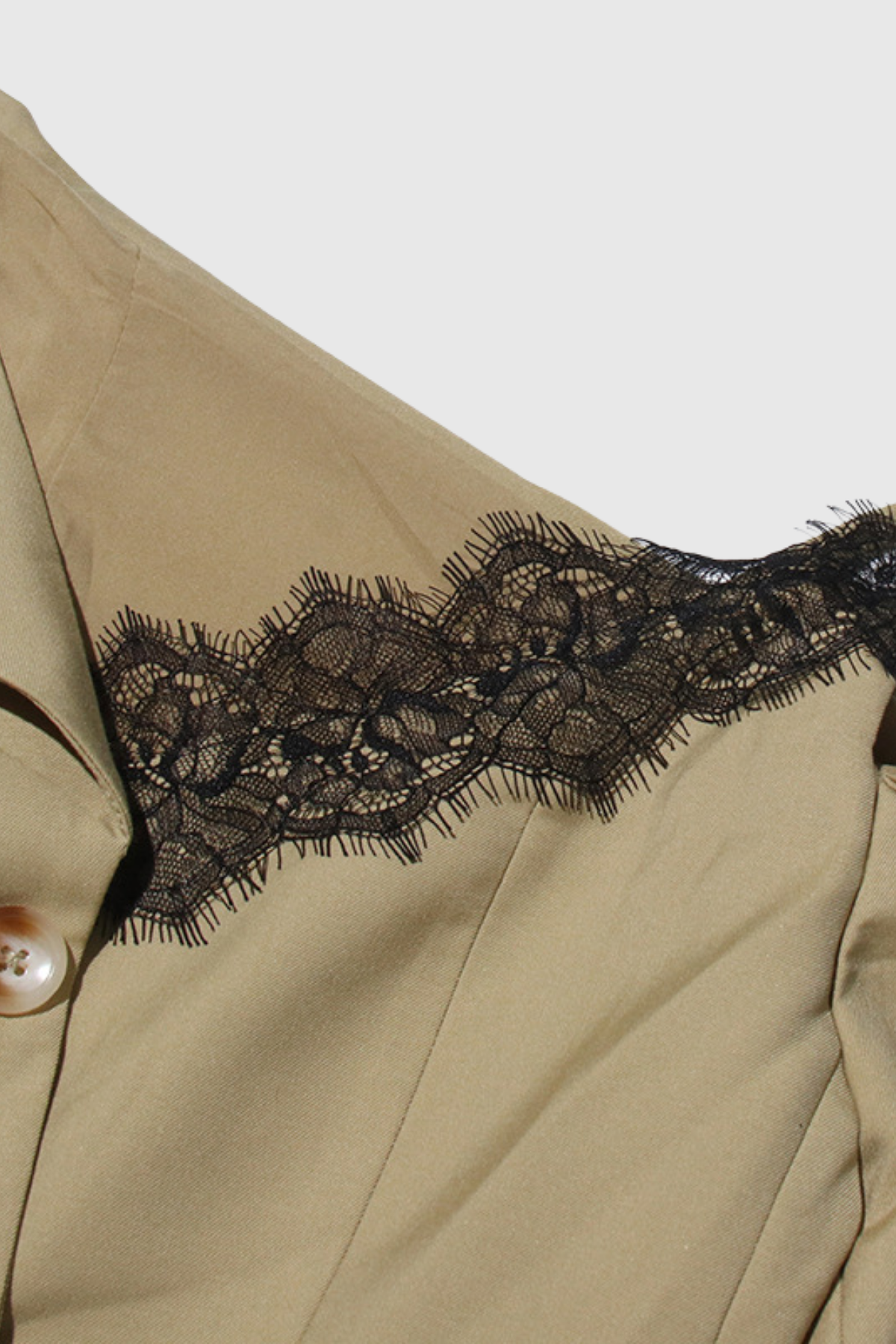 Stragaz Lace Single Shoulder Asymmetric Blazer