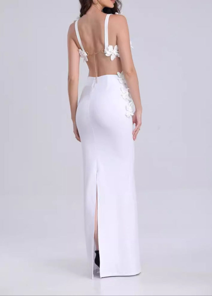 Samuel Flower Spaghetti Bodycon Set