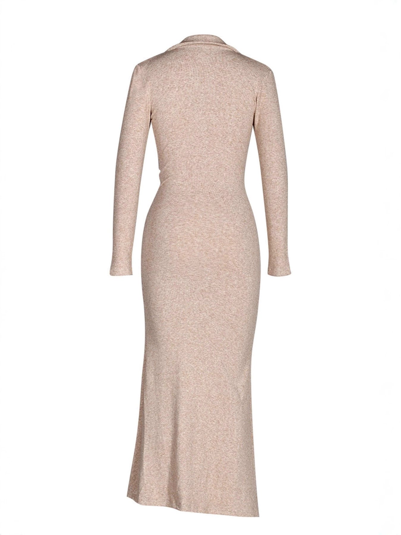 Elanor Tie Up Split Knit Maxi Dress