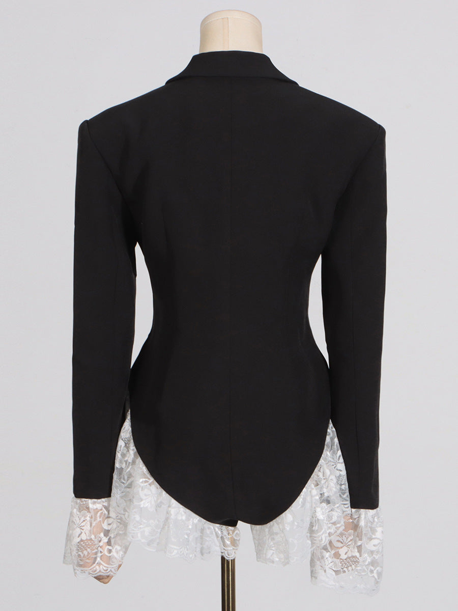 Amalia Lace Plunge Bodysuit