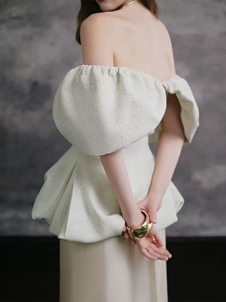 Fatemah Off Shoulder Skirt Set
