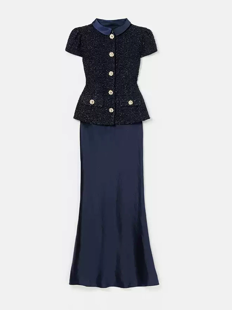 Herakleitos Tweed Skirt Set