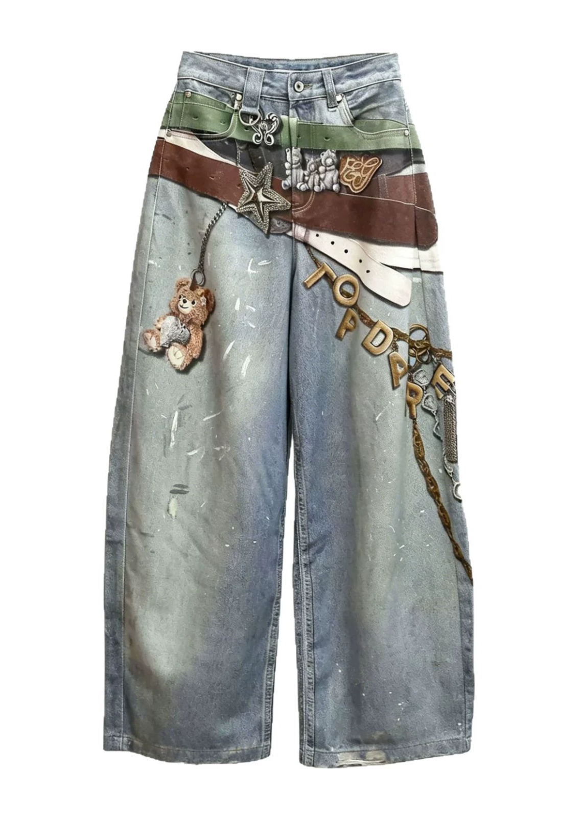 Korene Print Jeans