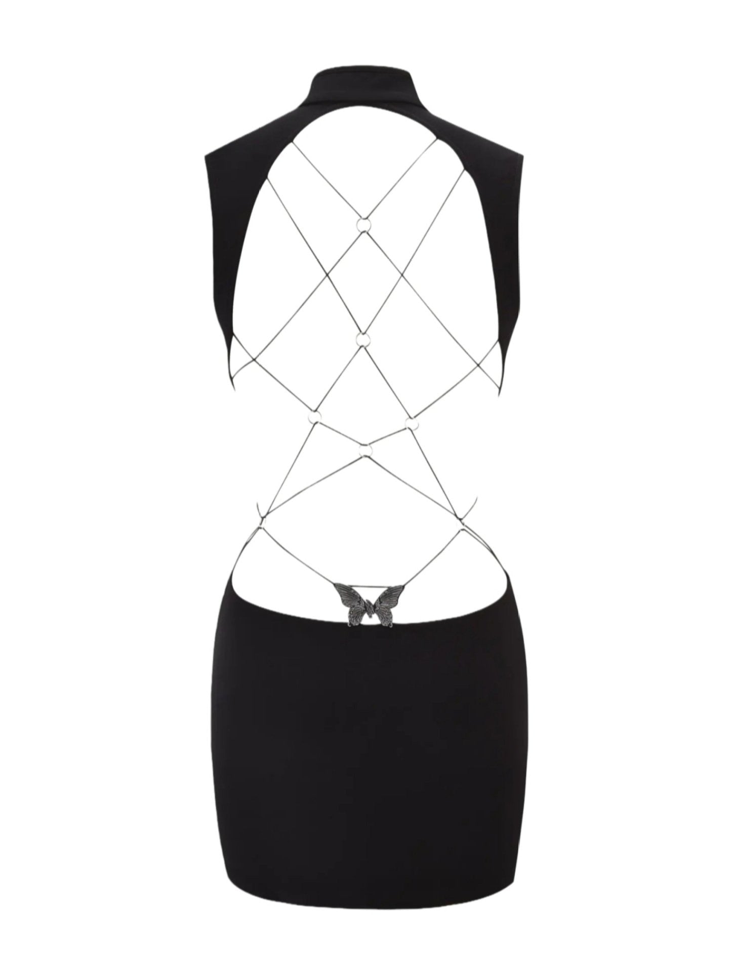Ichiro Backless Cutout Mini Dress