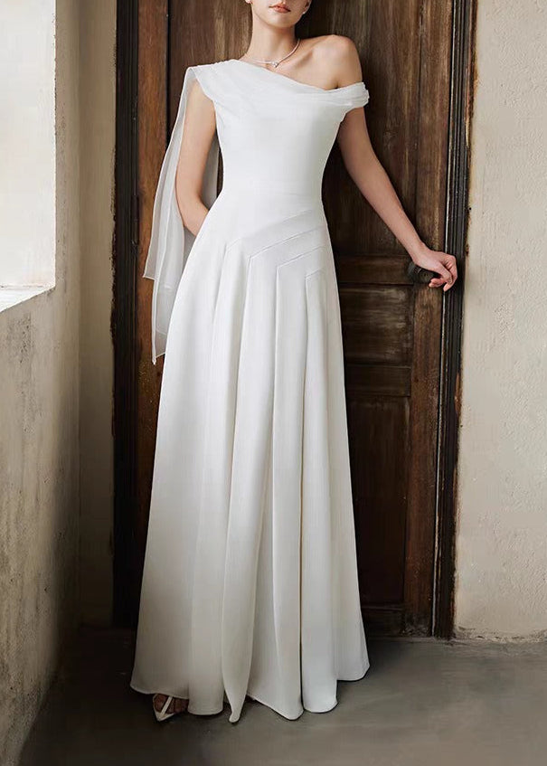 Iraia One Shoulder Fringe Maxi Dress