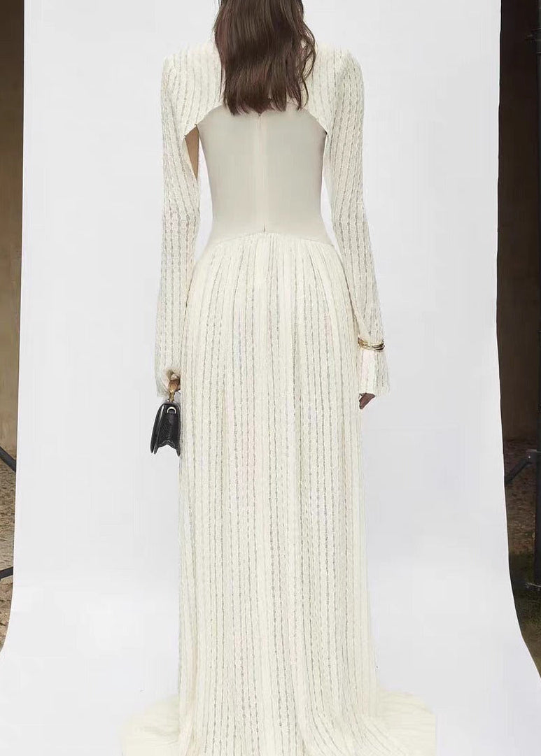 Jaroslava Two Piece Ruffle Maxi Dress