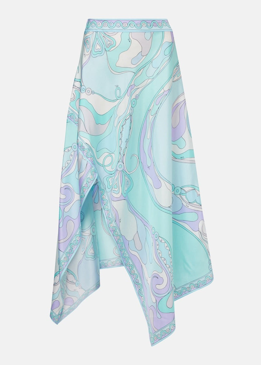 Hardy Halter Neck Print Skirt Set