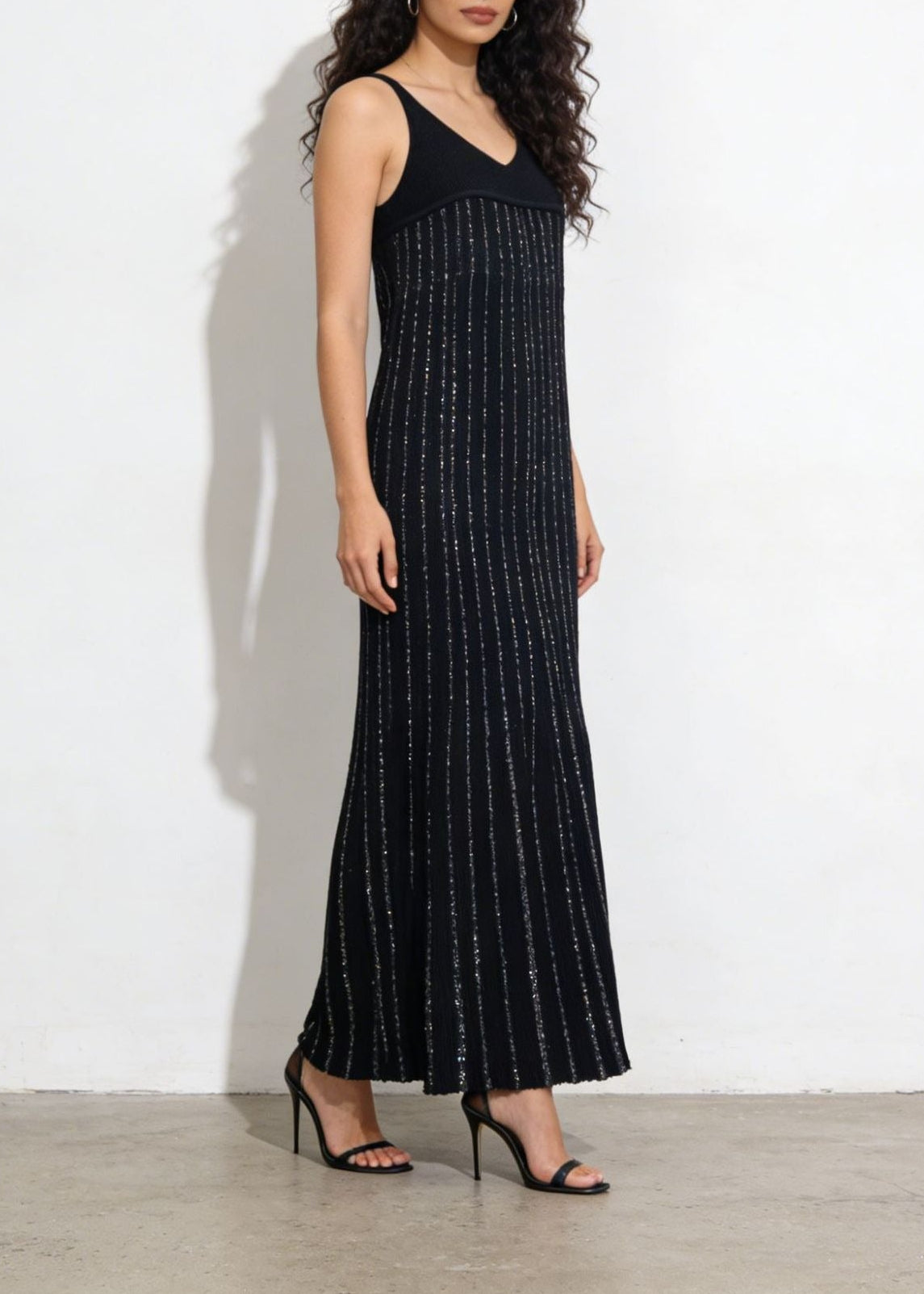 Giovanna Sequin Knit Maxi Dress