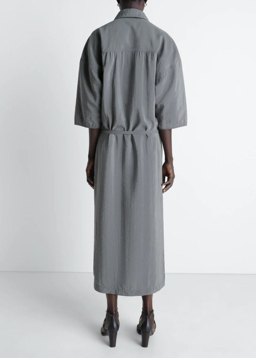 Jazmine Lapel Oversized Maxi Dress