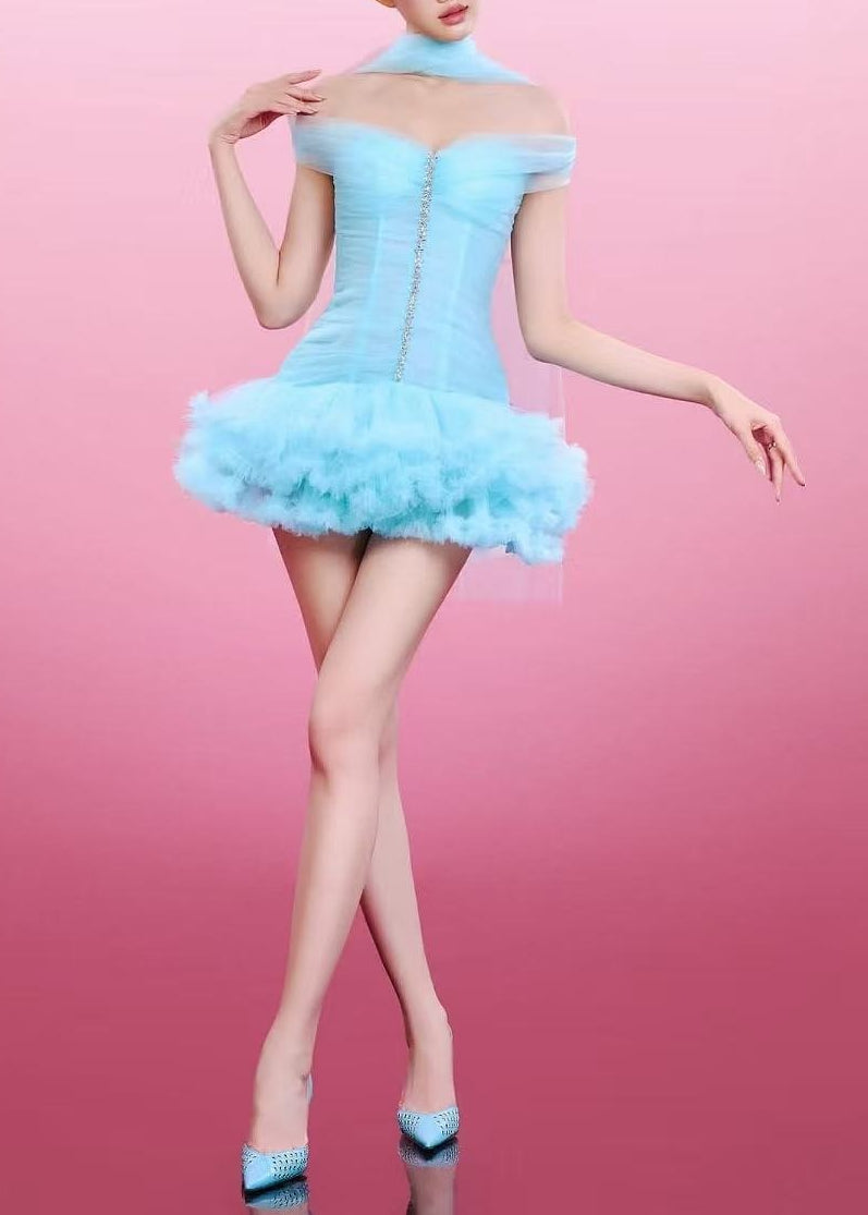 Esteve Puffy Mesh Mini Dress