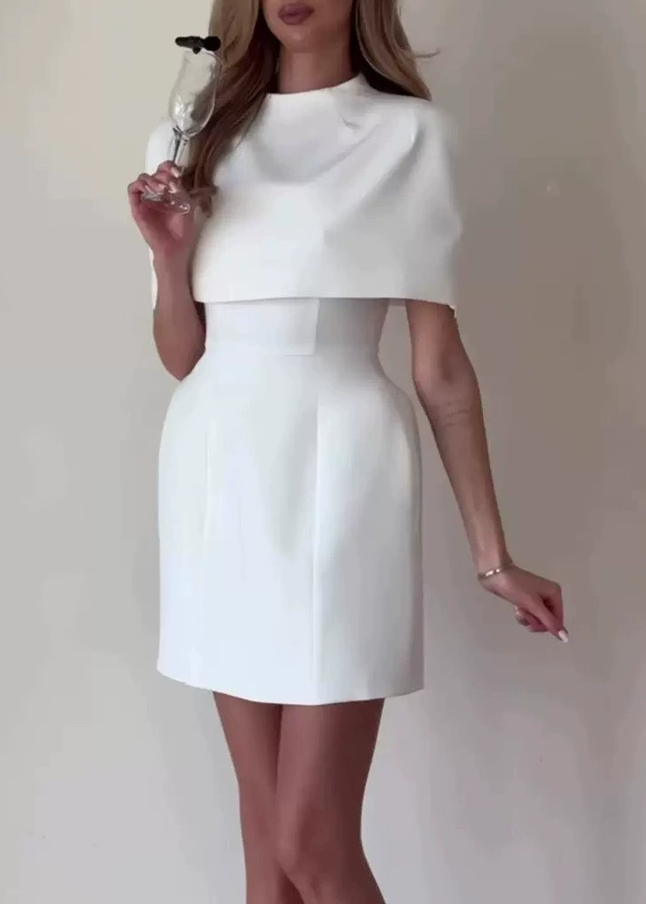 Ilar Shawl Two Piece Mini Dress