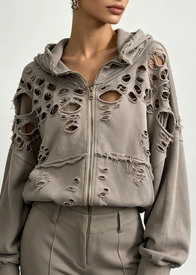Magdalen Ripped Jacket