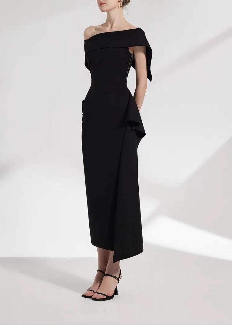 Darius Asymmetric Maxi Dress