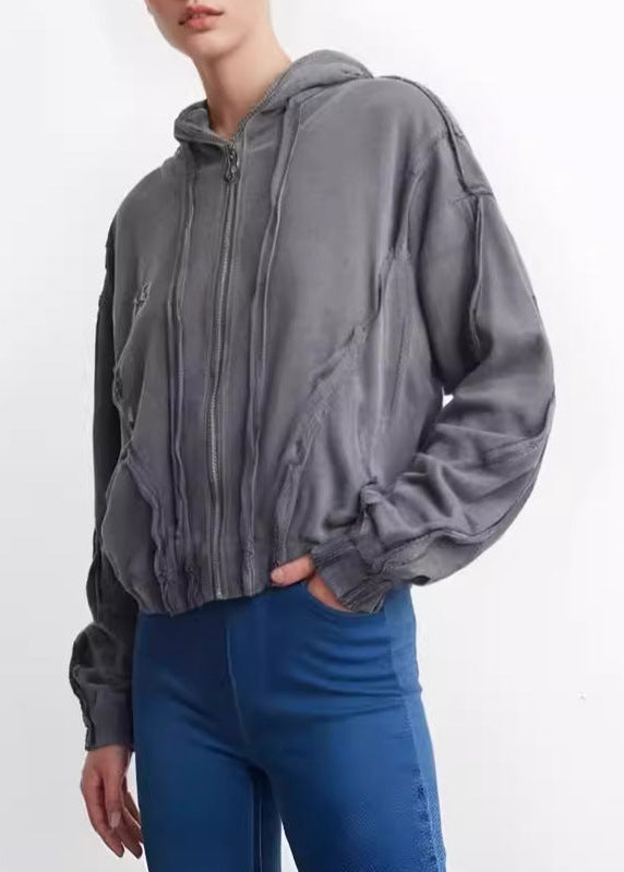 Kensington Stripe Hooded Jacket