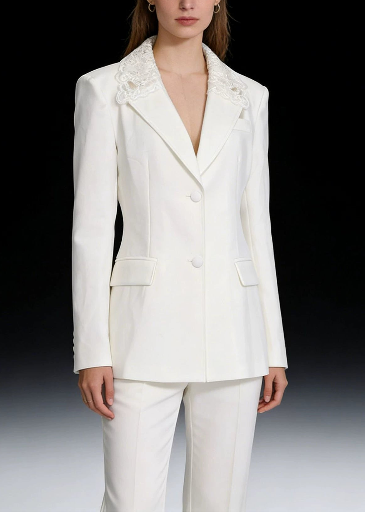 Anouk Floral Lace Blazer