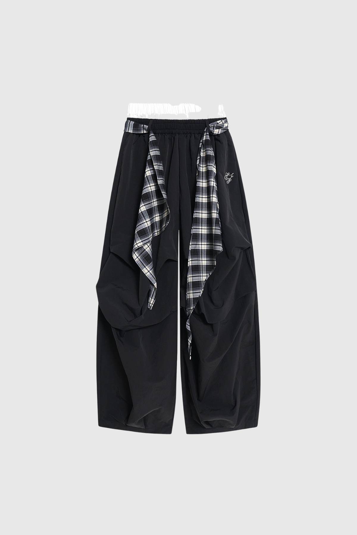Frano Grid Wide Leg Pants