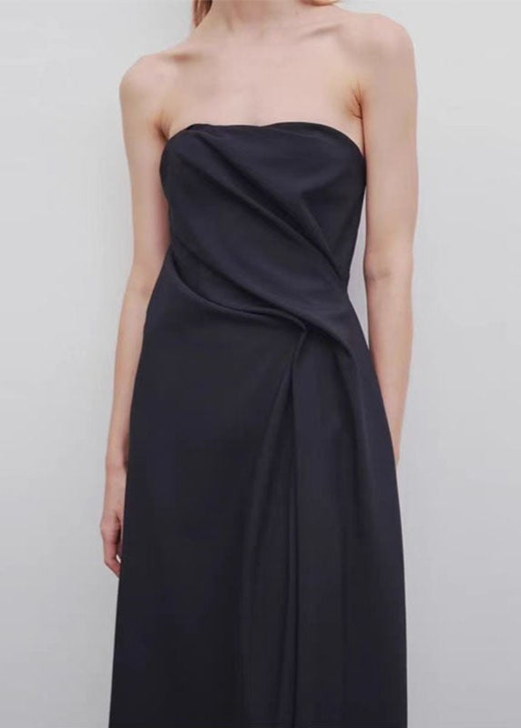 Bathilde Strapless Asymmetric Maxi Dress