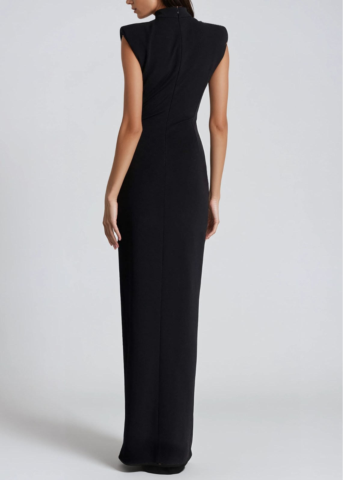 Dottie Spilt Zipper Maxi Dress