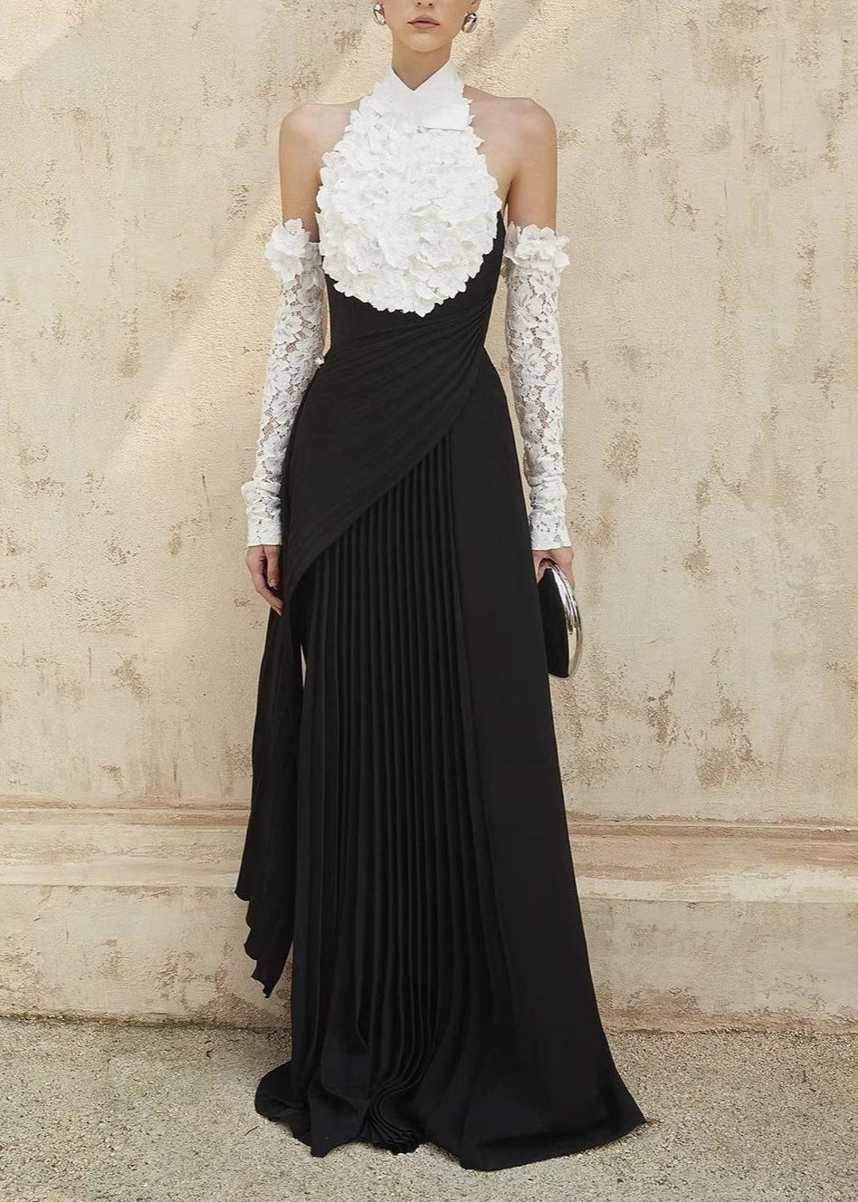 Drahoslava Flower Ruch Maxi Dress