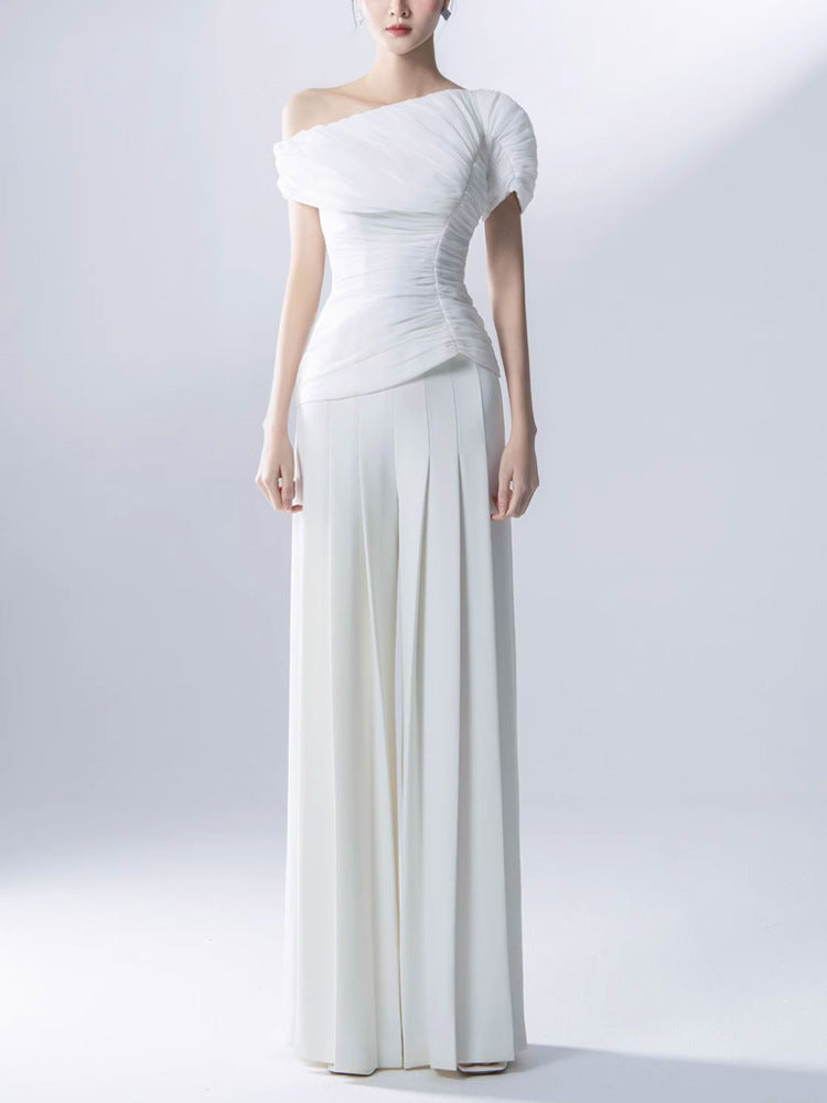 Caoimhe One Shoulder Pants Set